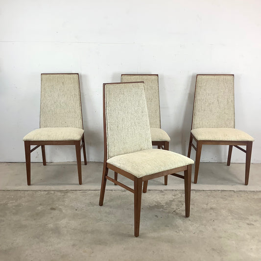 Mid-Century Highback Dining Chairs by Dillingham