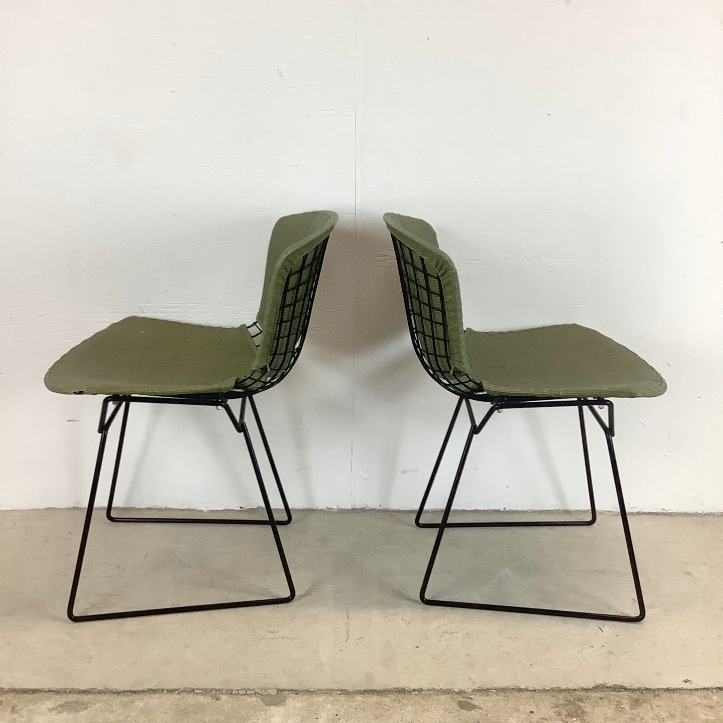 Mid-Century Bertoia Dining Chairs for Knoll