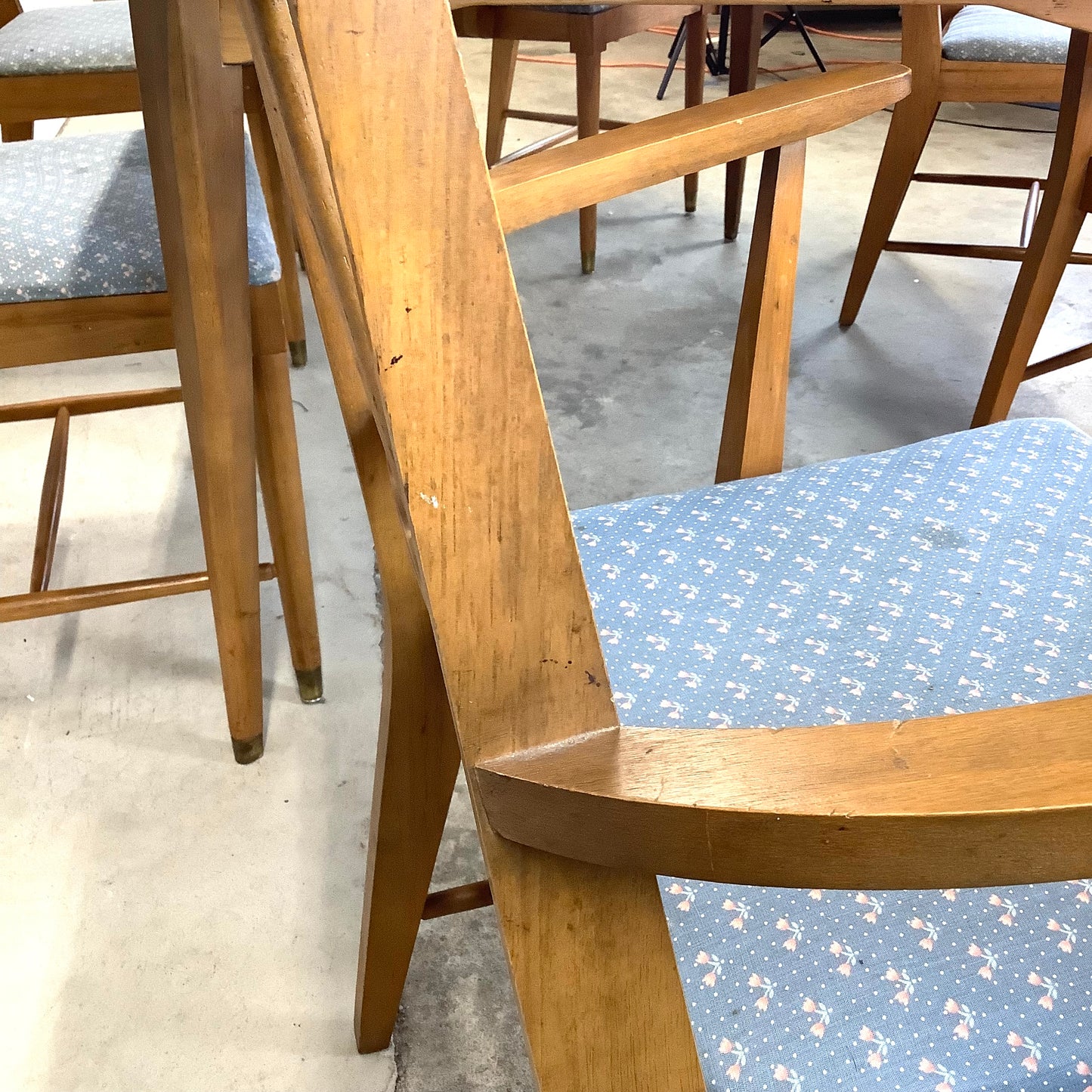 Mid-Century Modern Dining Chairs- Set of Six