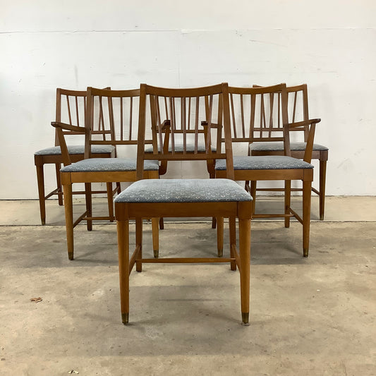 Mid-Century Modern Dining Chairs- Set of Six