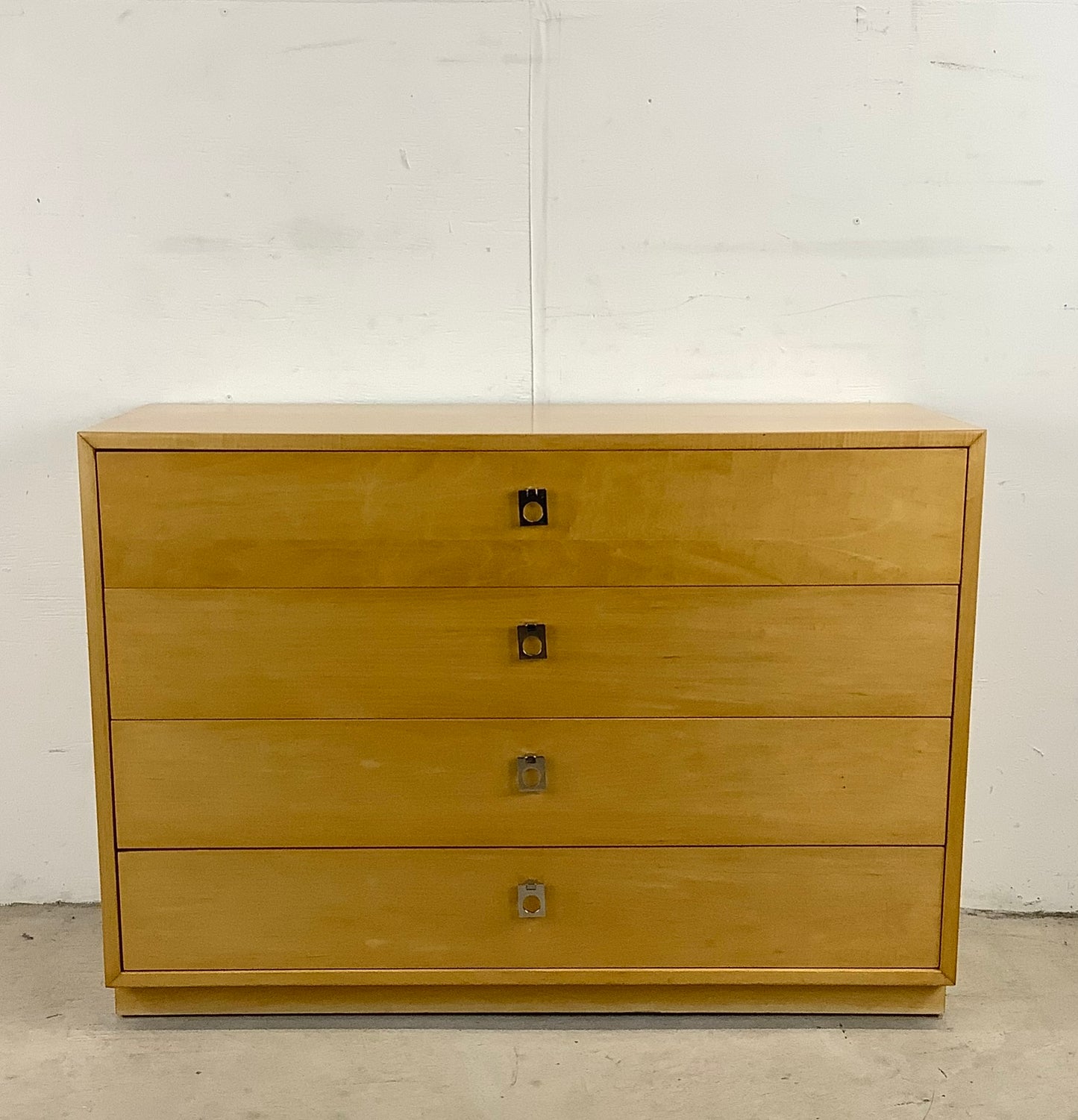 Petite Four Drawer Dresser with Chrome Handles