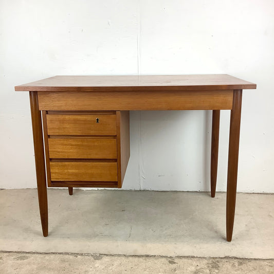 Scandinavian Modern Teak Writing Desk