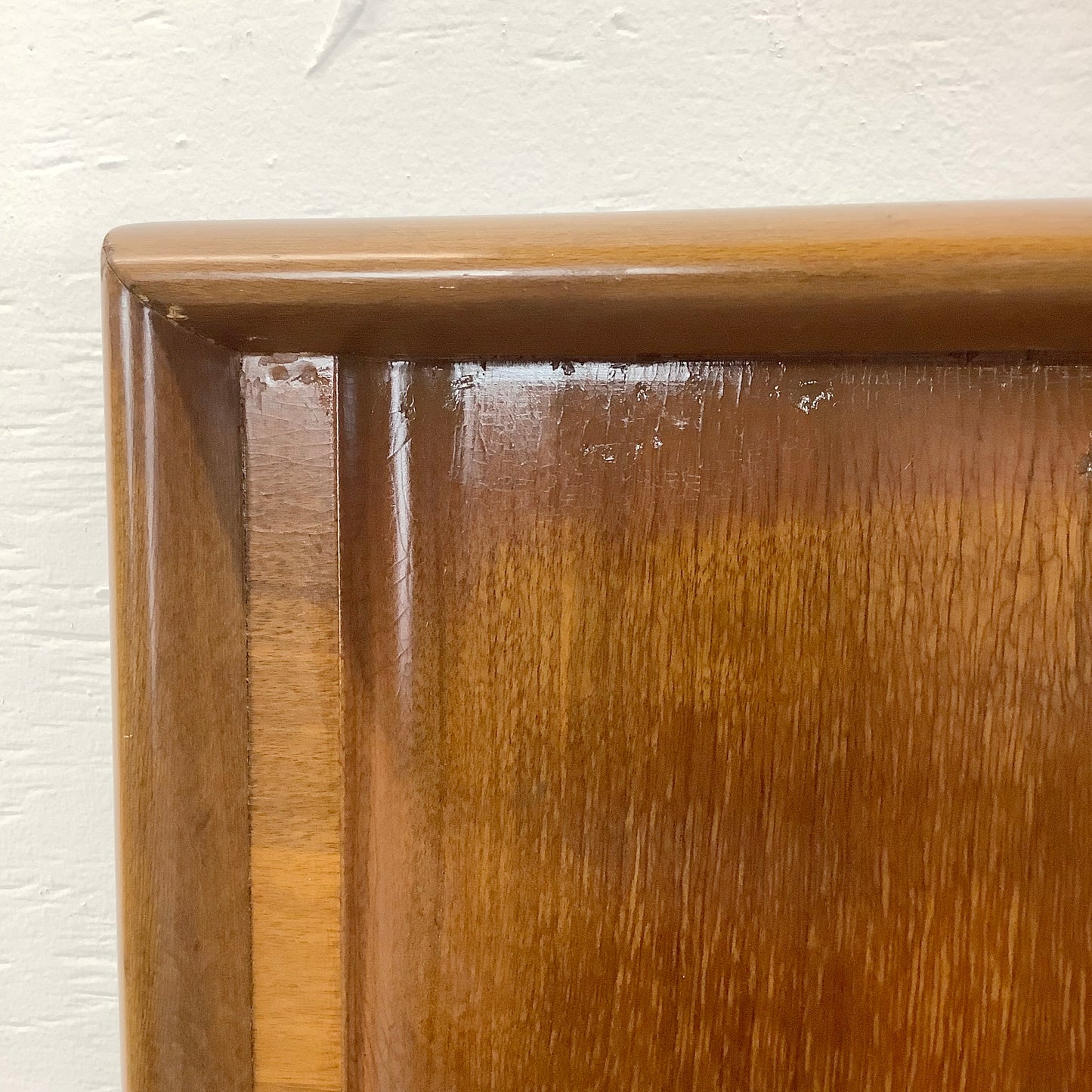 Impressive Mid-Century Walnut Headboard- King