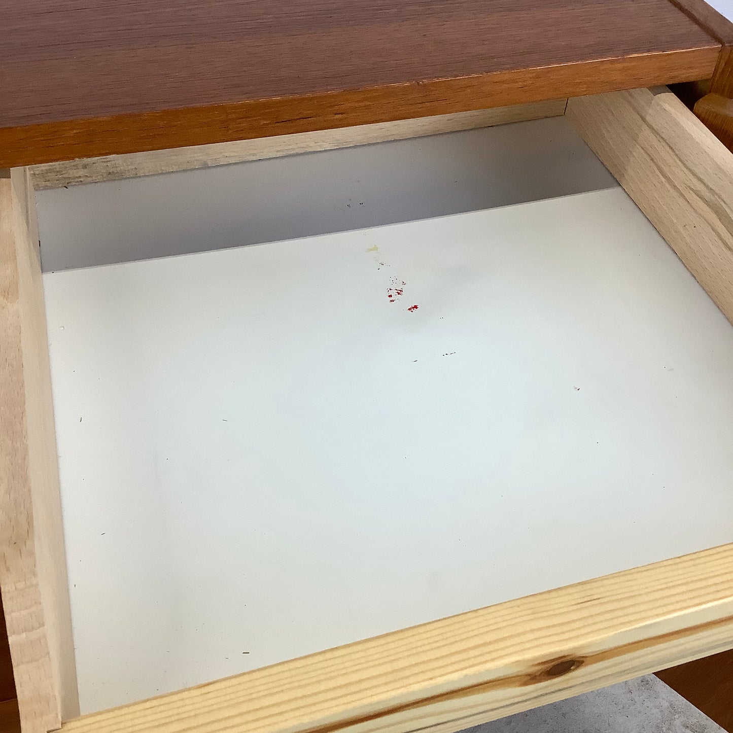 Scandinavian Modern Teak Office Cabinet With Lock