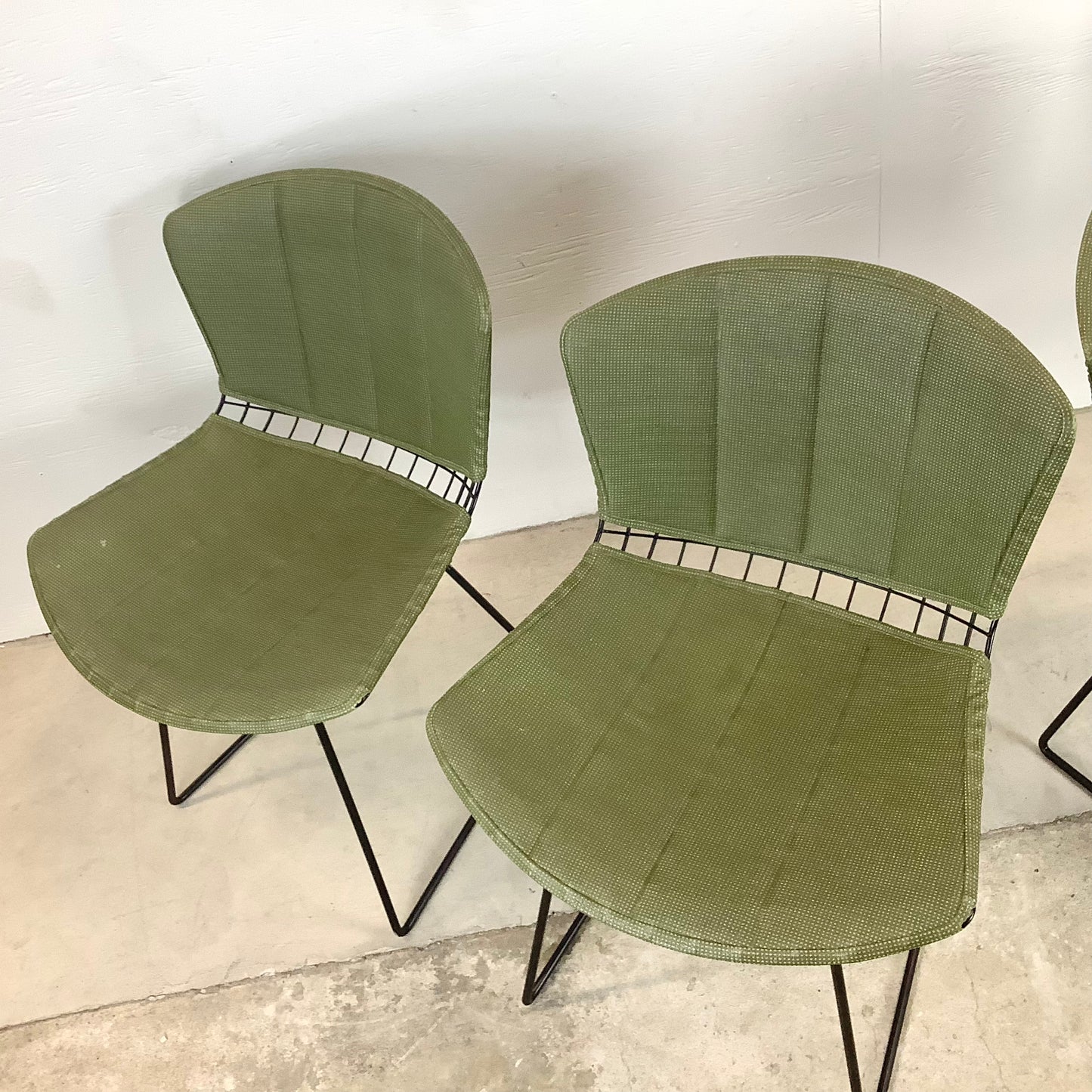 Mid-Century Bertoia Dining Chairs for Knoll