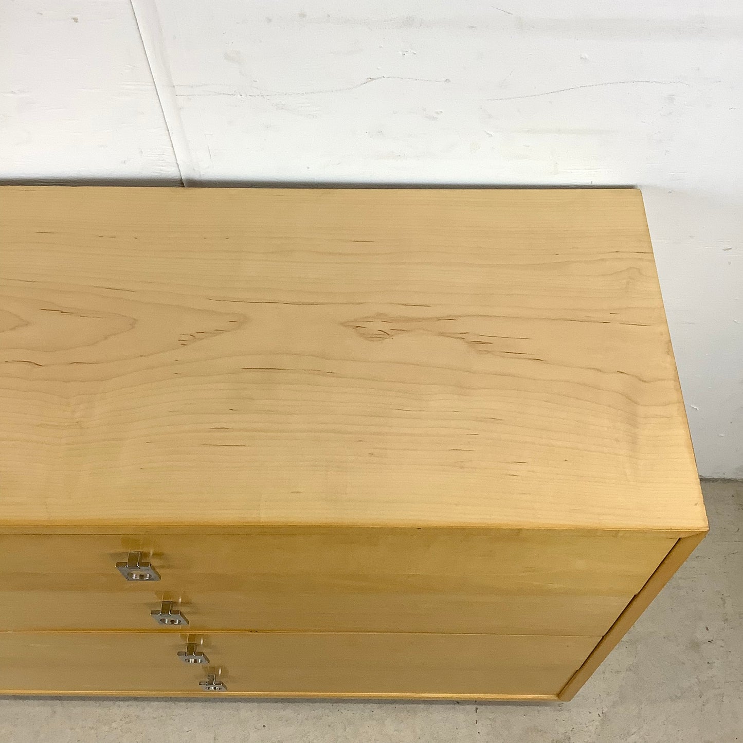 Petite Four Drawer Dresser with Chrome Handles