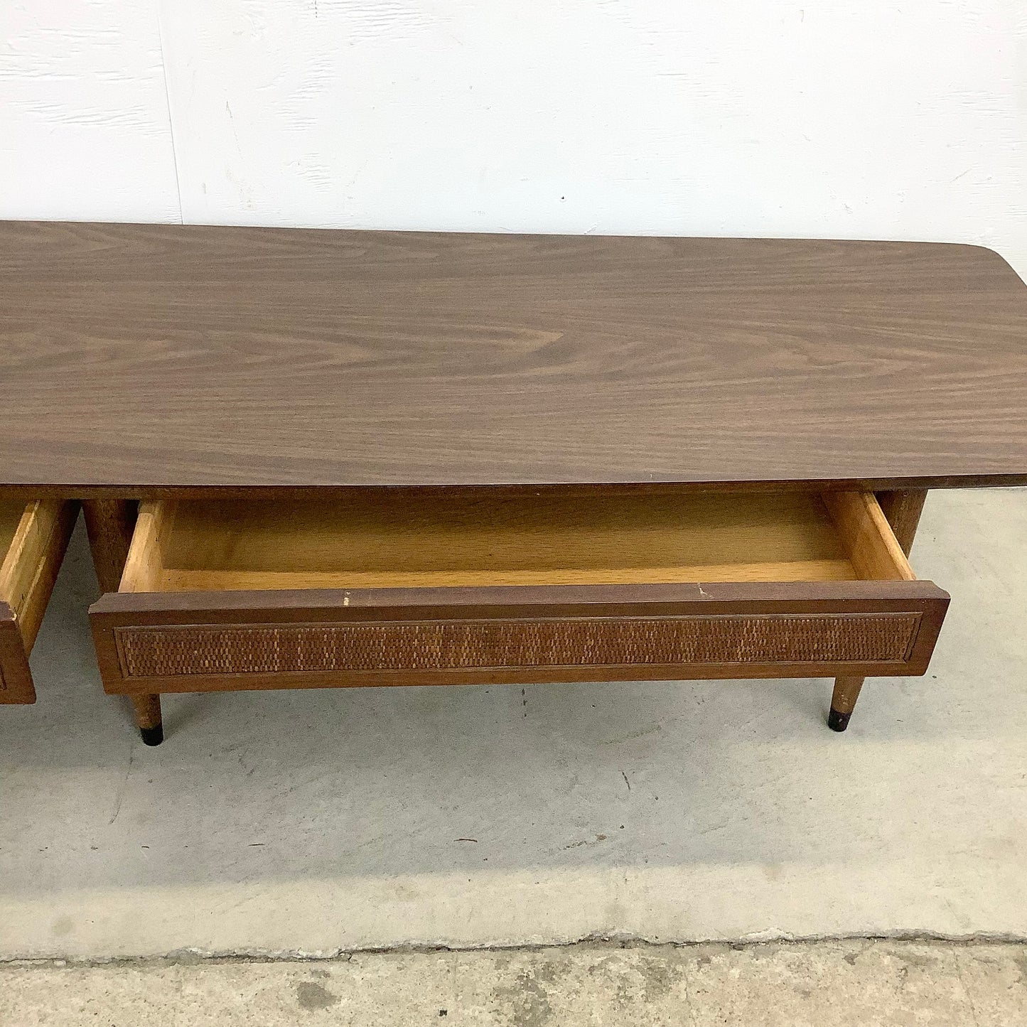 Mid-Century Coffee Table With Drawers by American of Martinsville