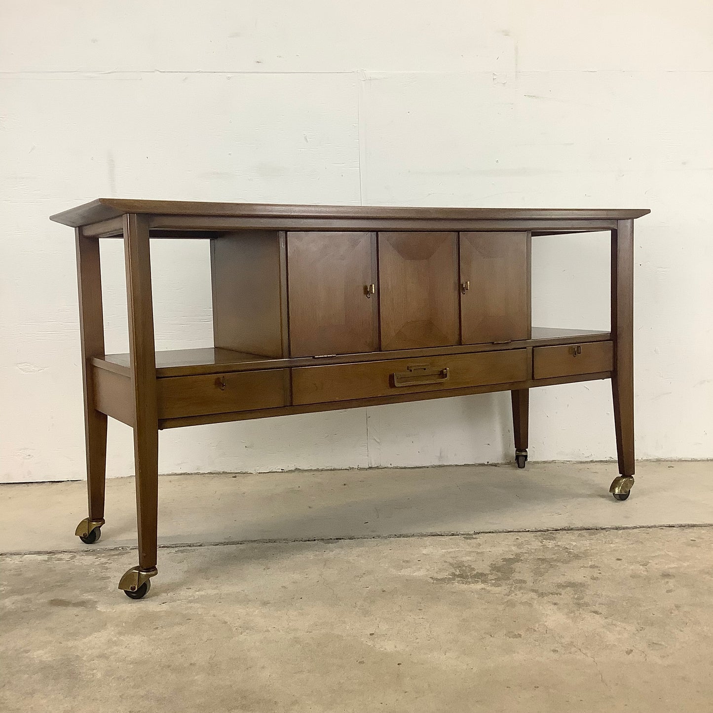 Mid-Century Bar Cart From White Furniture