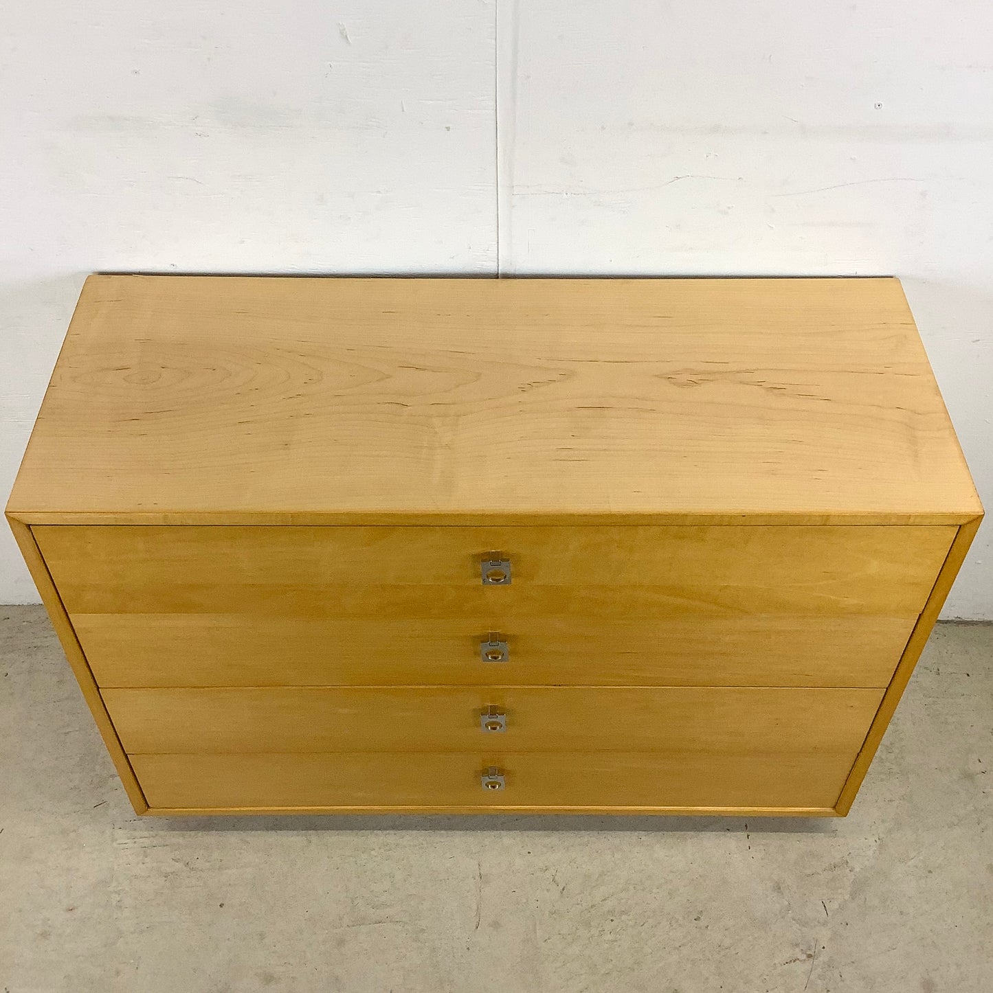 Petite Four Drawer Dresser with Chrome Handles