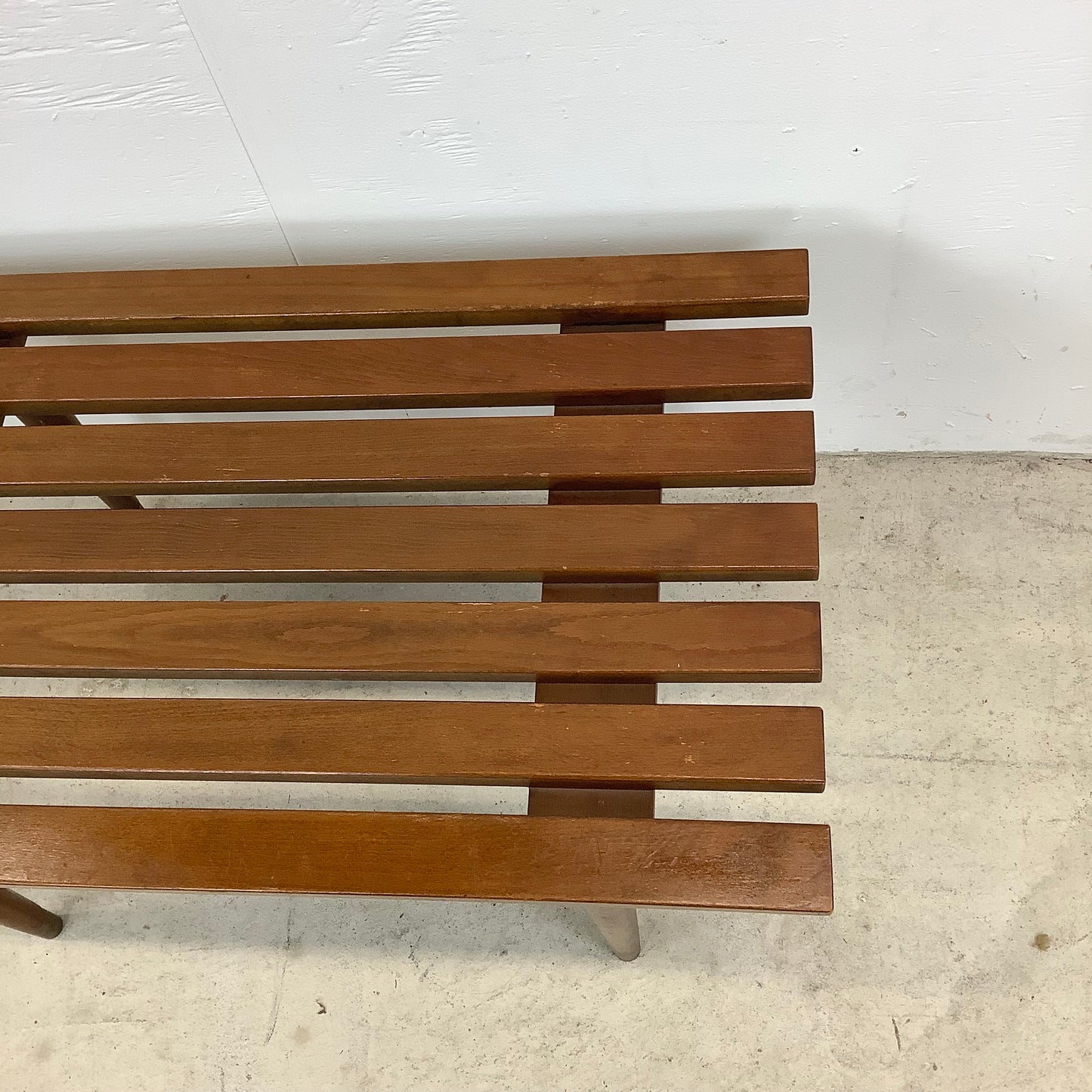 Mid-Century Slat Bench or Coffee Table
