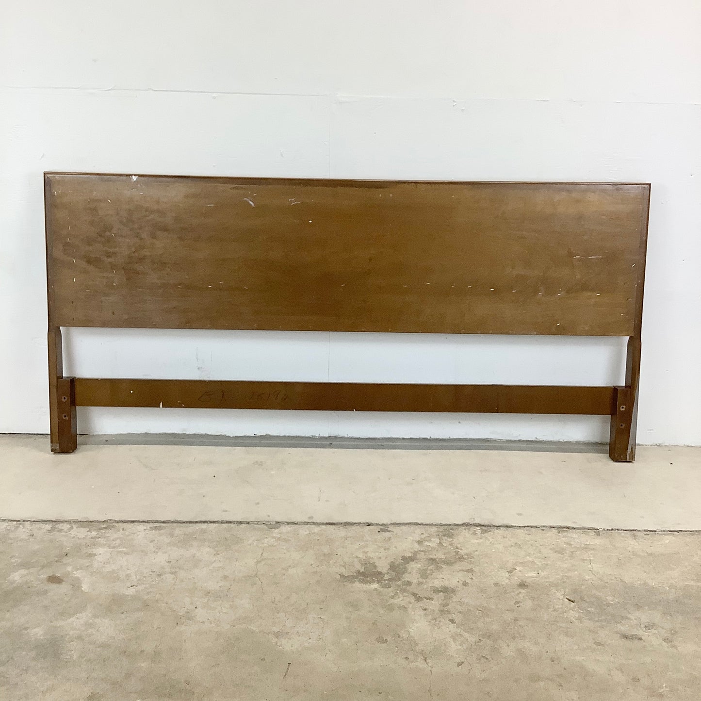 Impressive Mid-Century Walnut Headboard- King