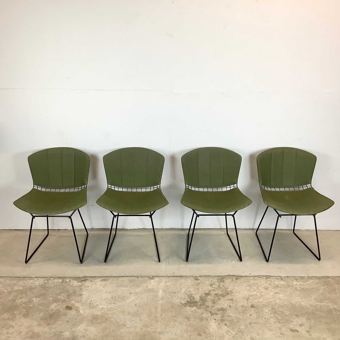 Mid-Century Bertoia Dining Chairs for Knoll