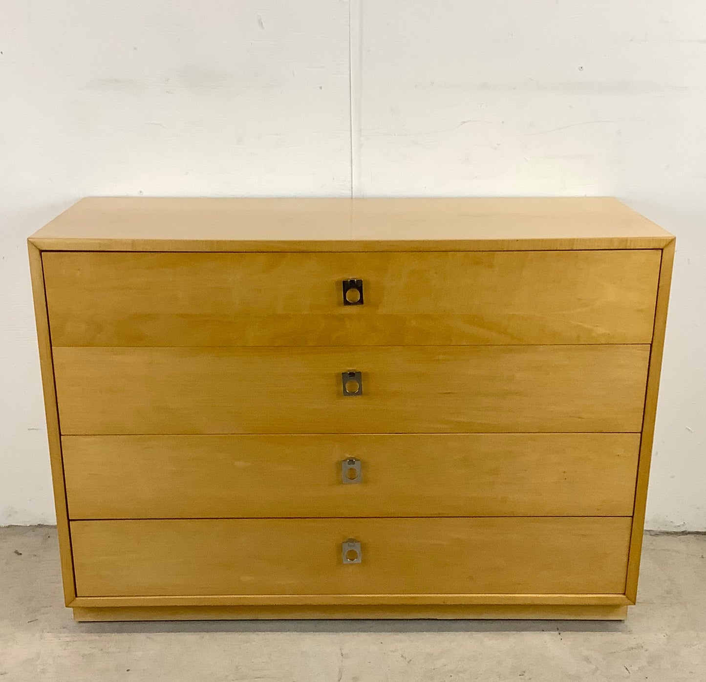 Petite Four Drawer Dresser with Chrome Handles