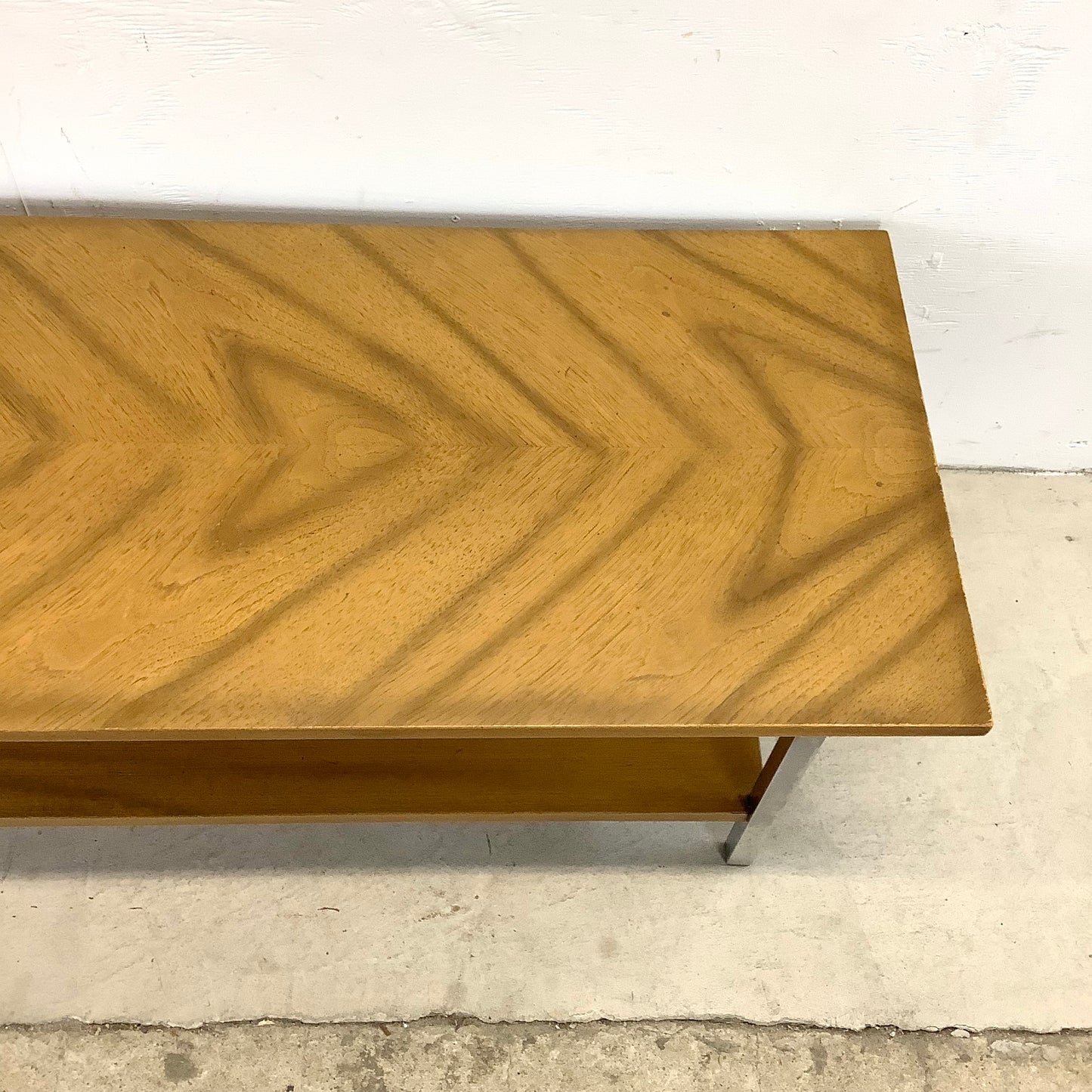 Long Mid-Century Two Tier Coffee Table