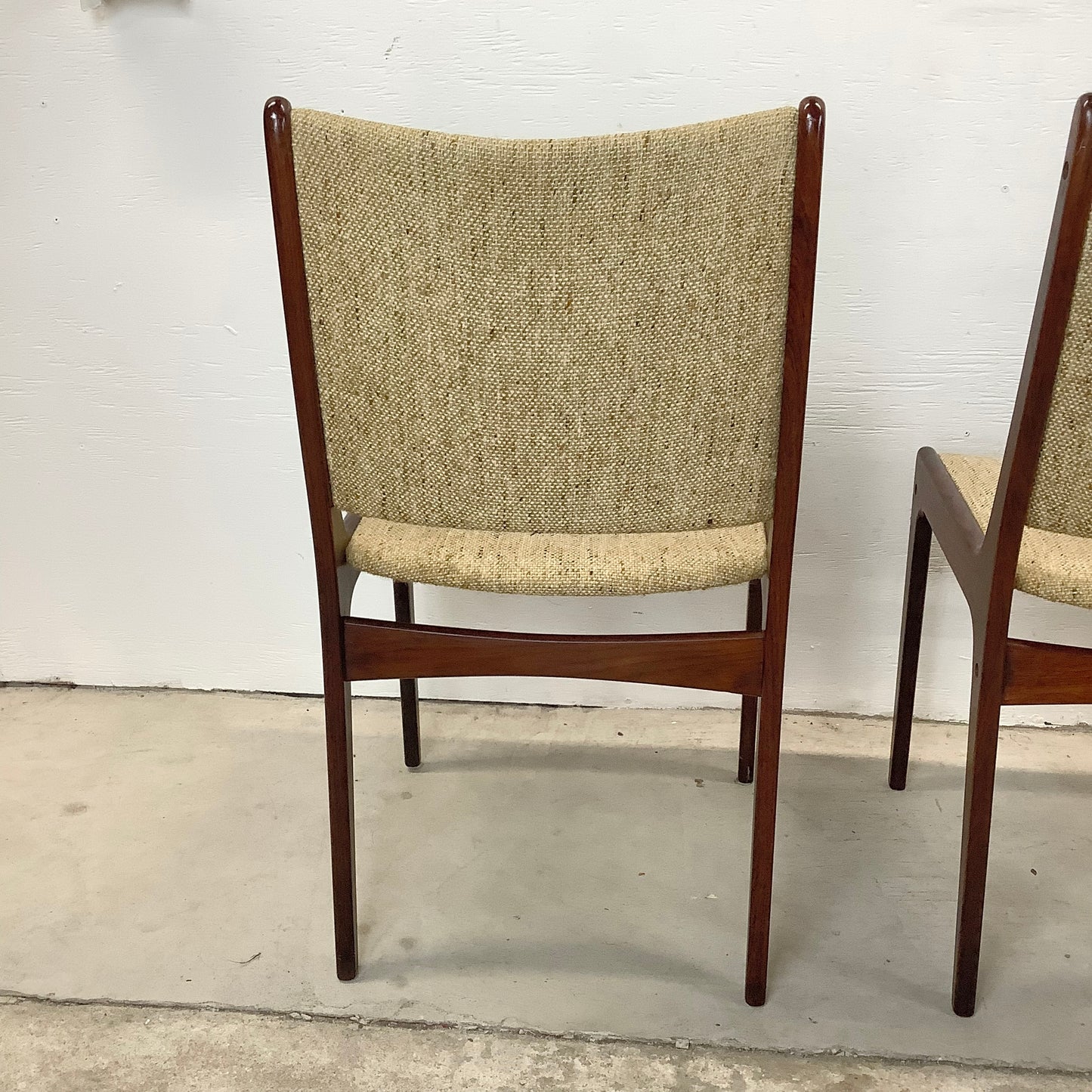 Vintage Modern Rosewood Dining Chairs- Set of Four