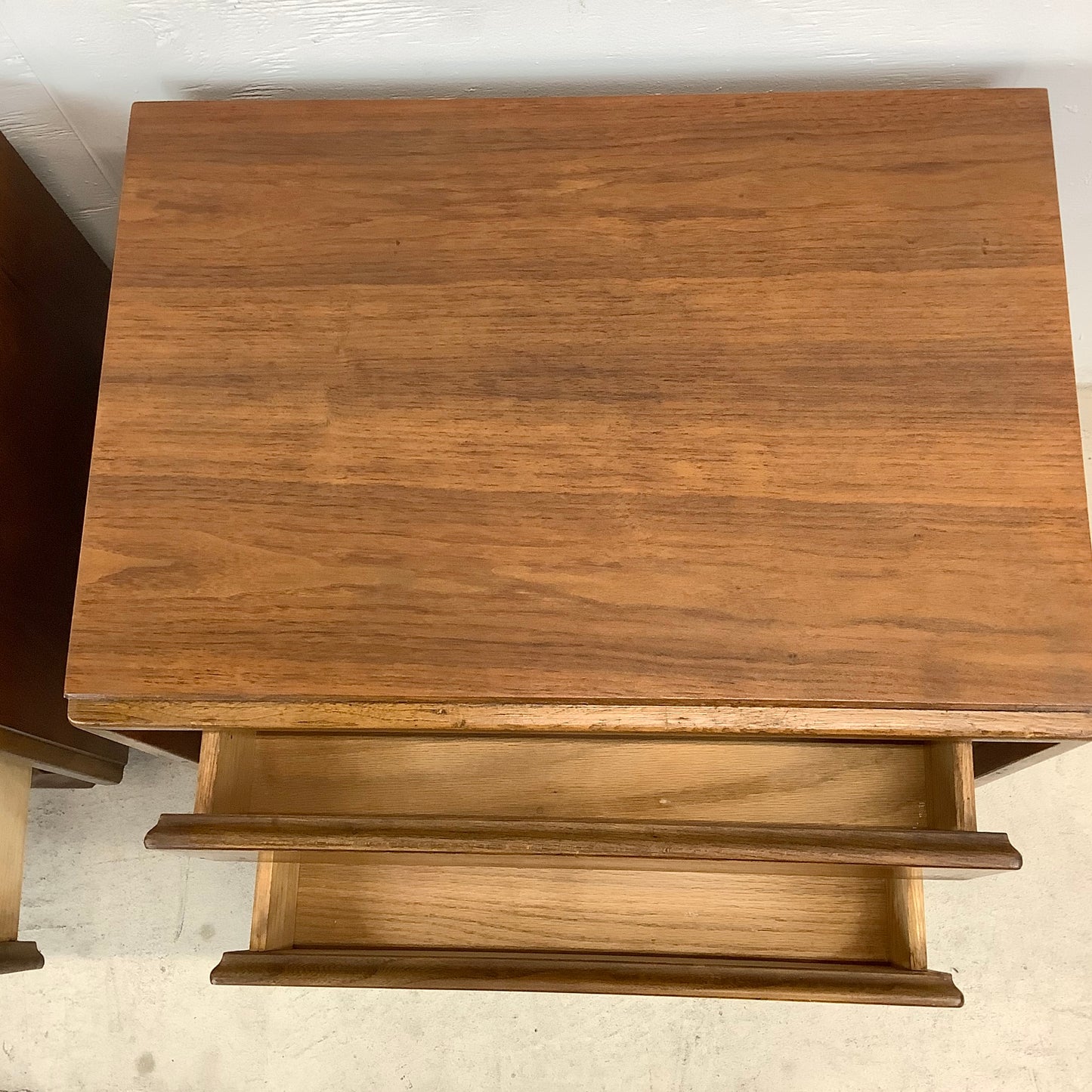Pair Mid-Century Two Drawer Nightstands by American of Martinsville