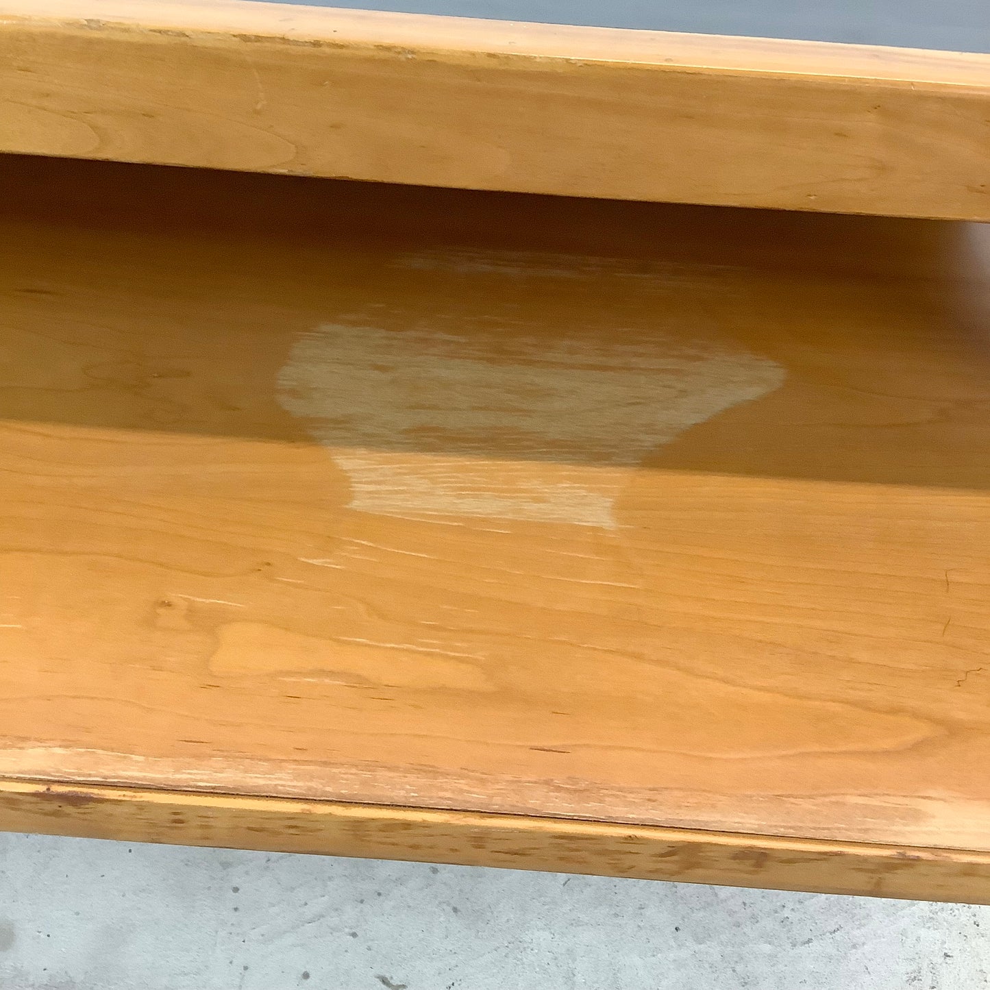 Vintage Modern Coffee Table With Pull Out Shelf
