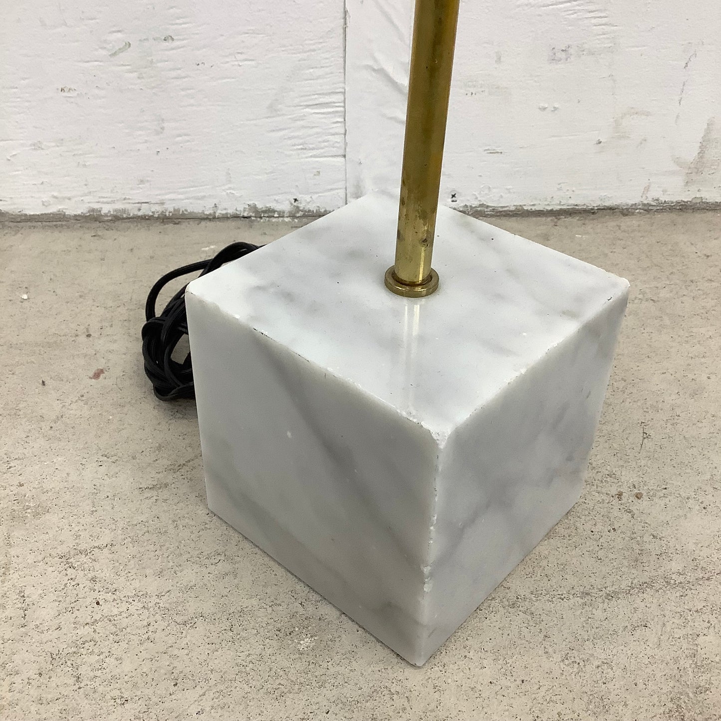 Vintage Marble Base Floor Lamp Attr. Robert Sonneman for George Kovacs