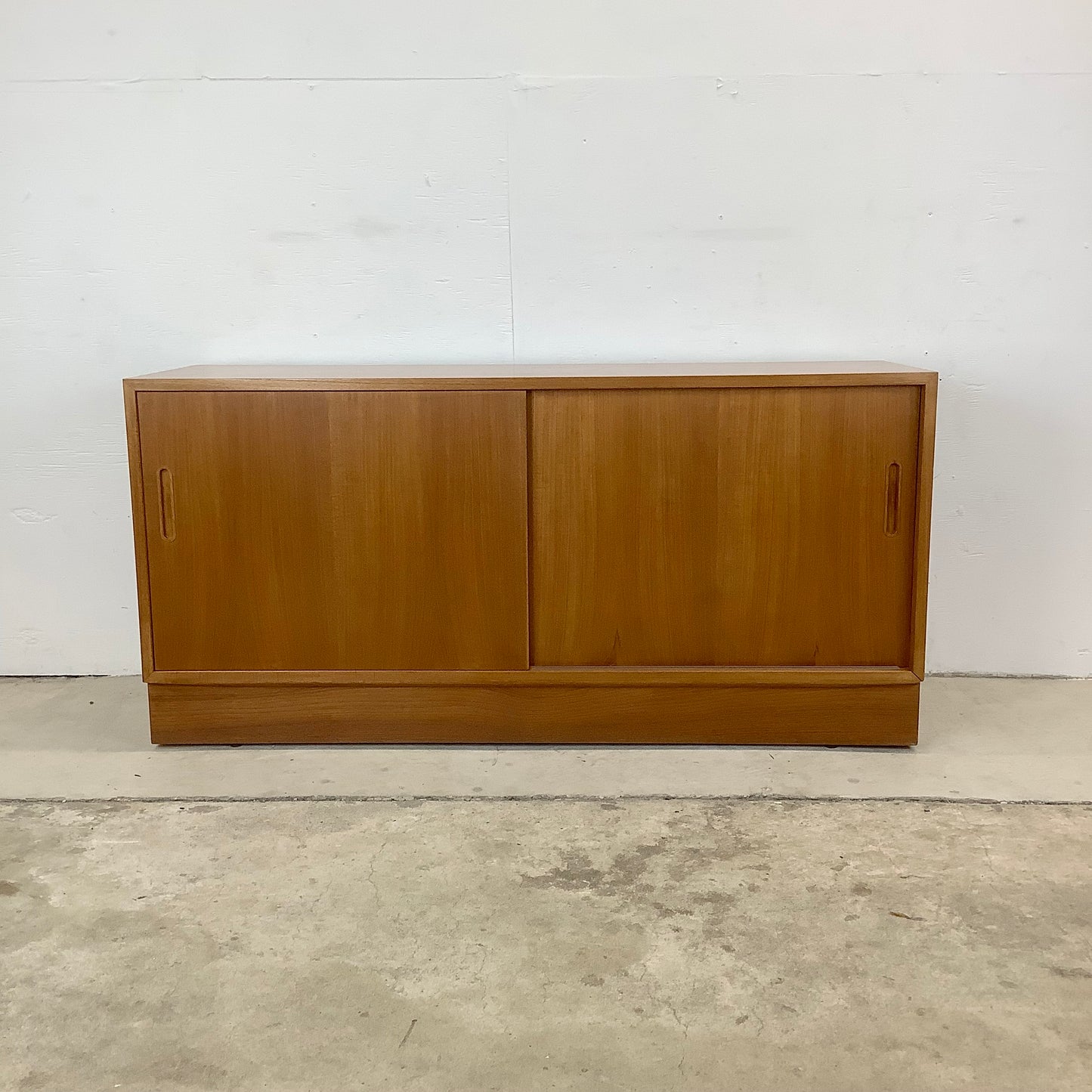Scandinavian Modern Teak Bookcase With Cabinet by Poul Hundevad