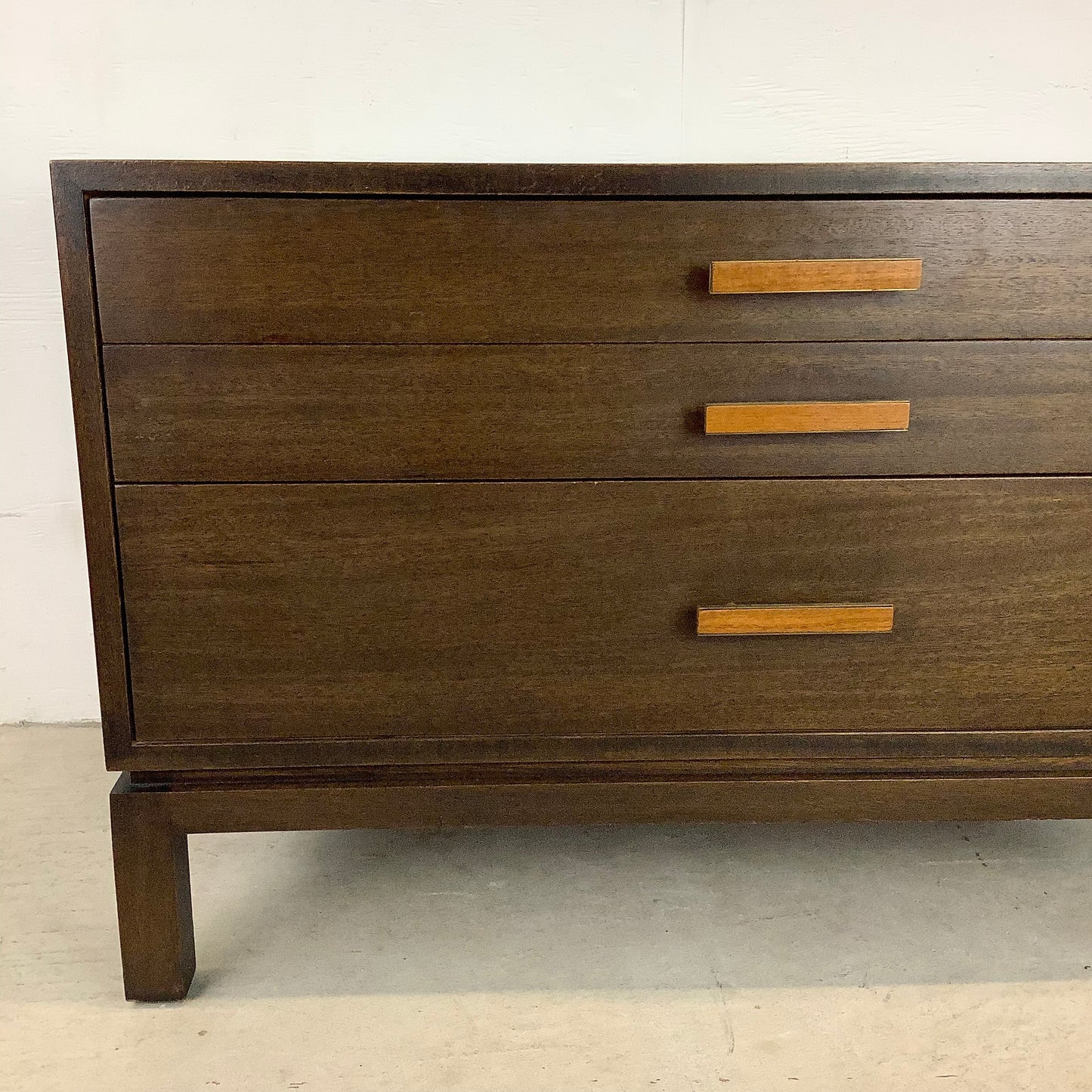 Mid-Century Three Drawer Nightstand or Chest by Harvey Probber