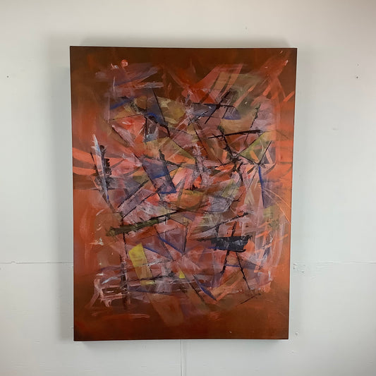 Contemporary Modern Abstract Painting by J.Schwabb