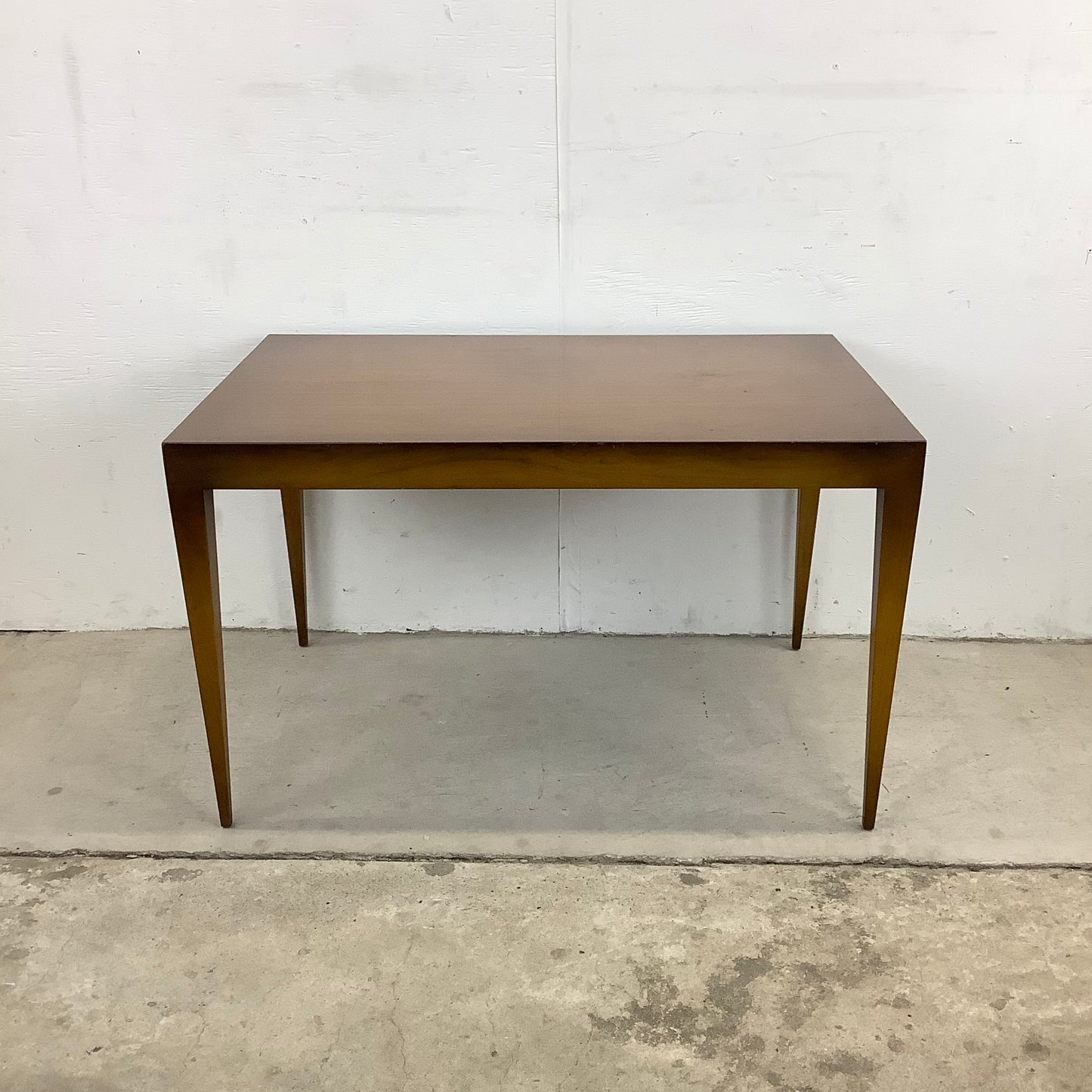 Mid-Century Tall Wooden End Table