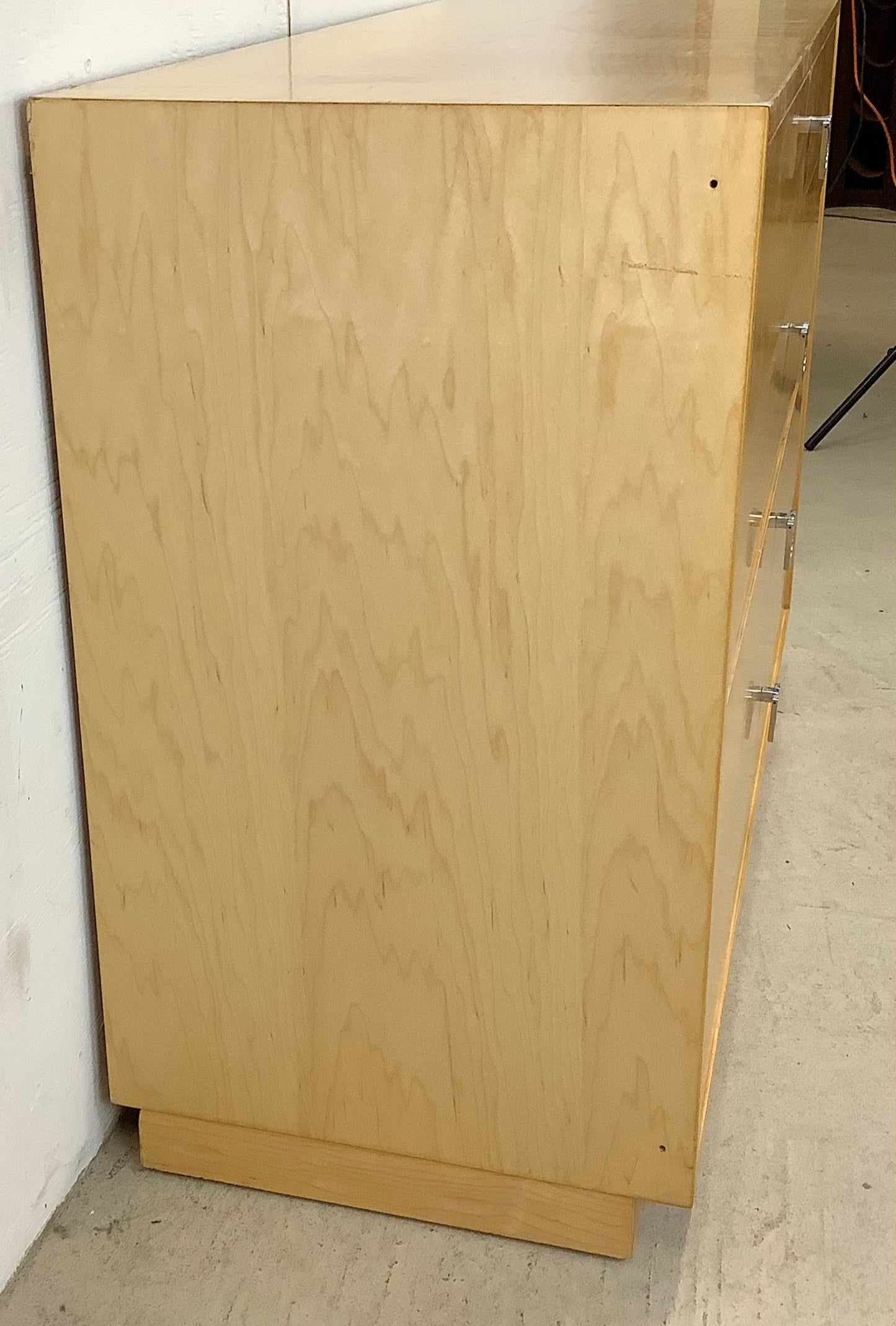 Petite Four Drawer Dresser with Chrome Handles