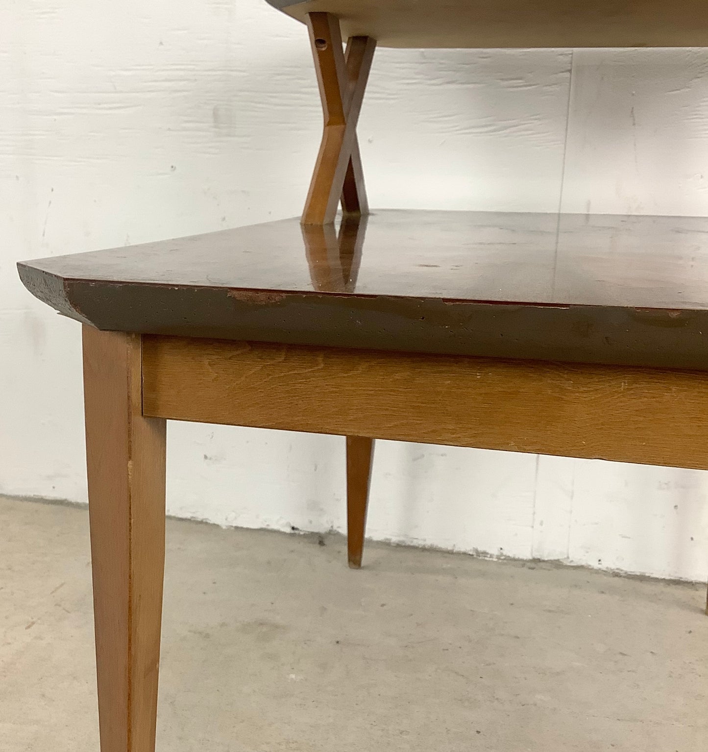 Mid-Century Two Tier End Table