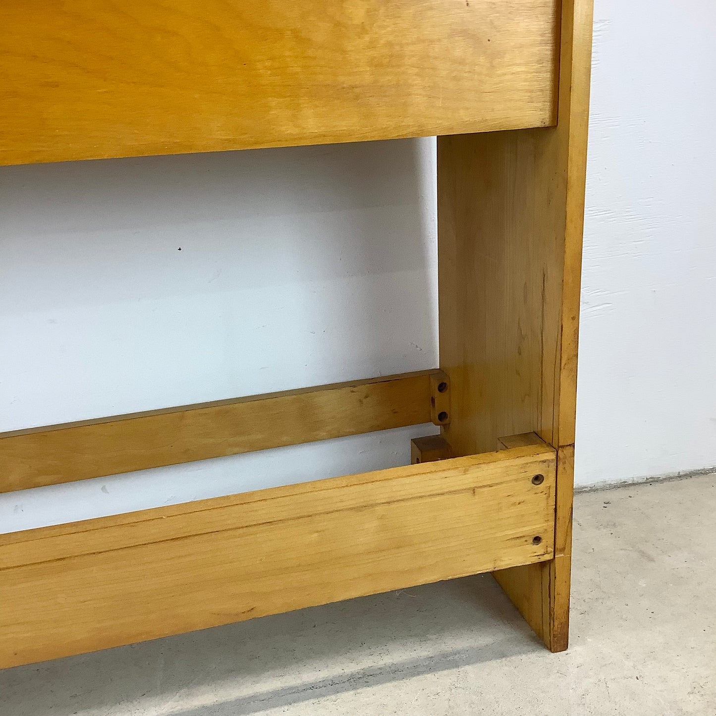 Mid-Century Full Size Storage Headboard- Paul McCobb