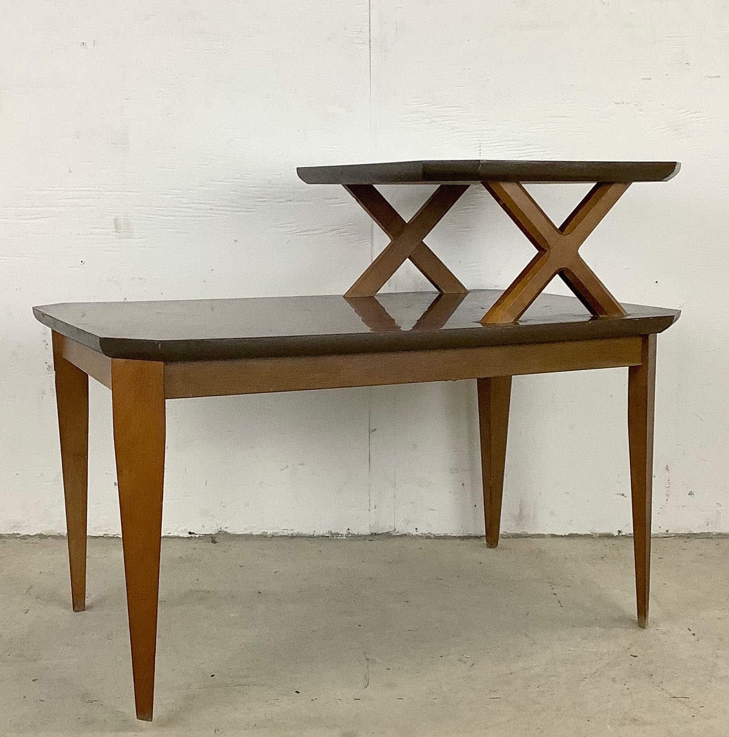 Mid-Century Two Tier End Table