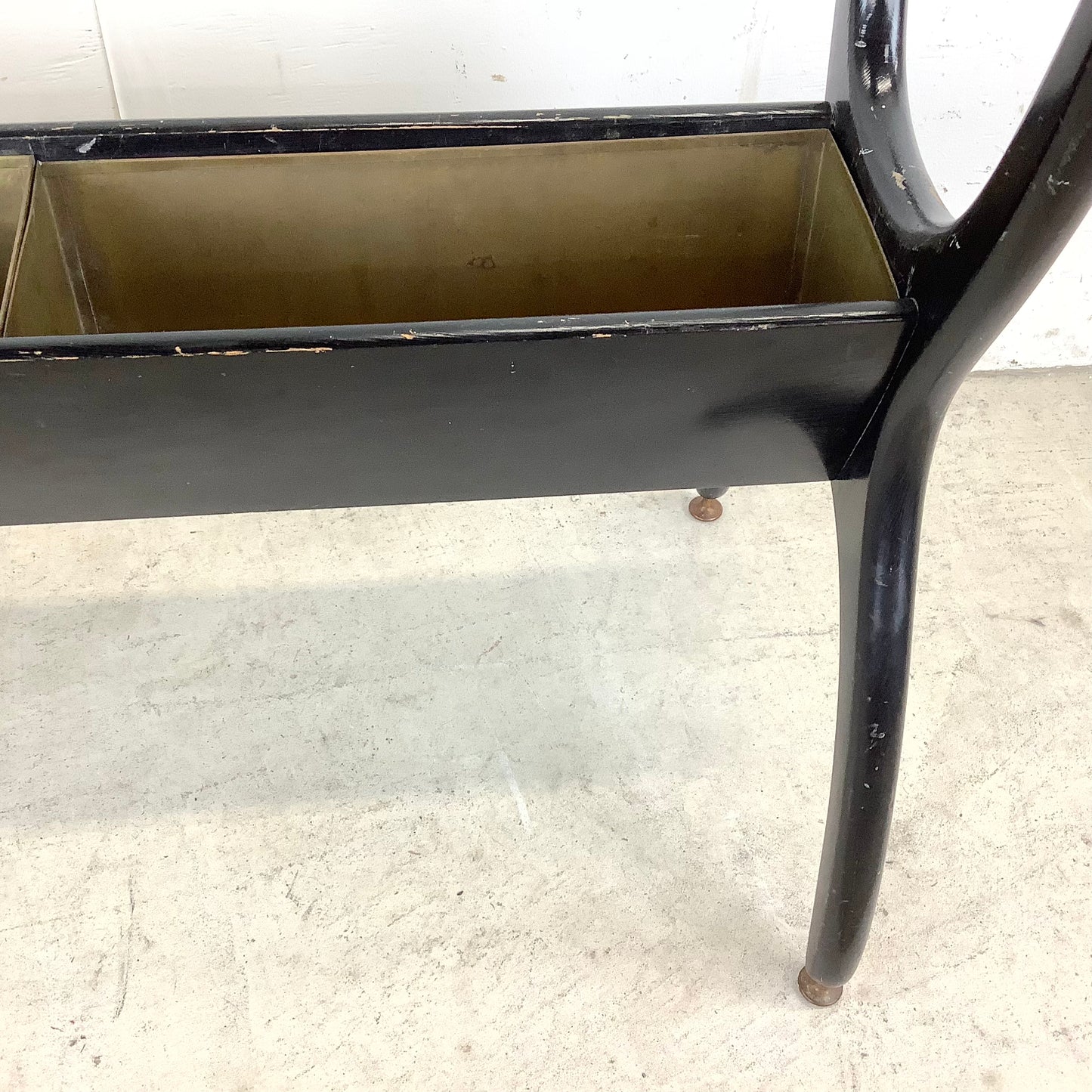 Sculptural Mid-Century Modern Console Table