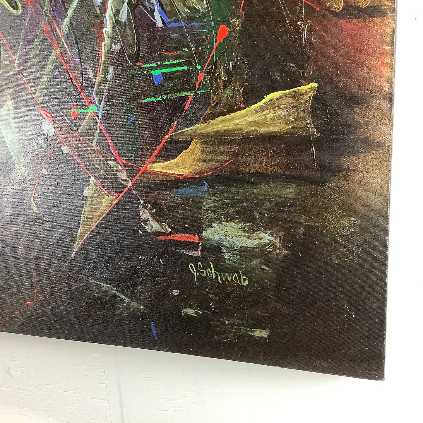 Contemporary Modern Abstract Painting by j.Schwabb