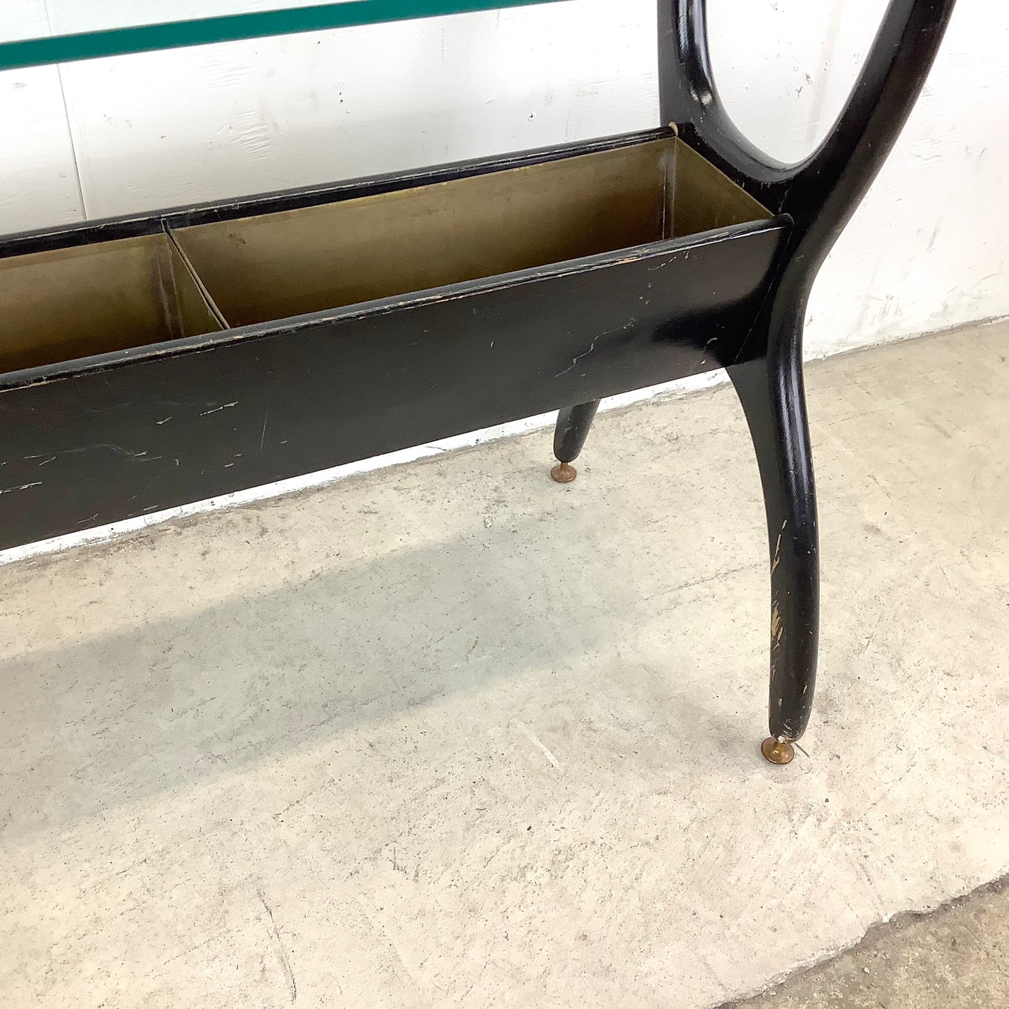 Sculptural Mid-Century Modern Console Table