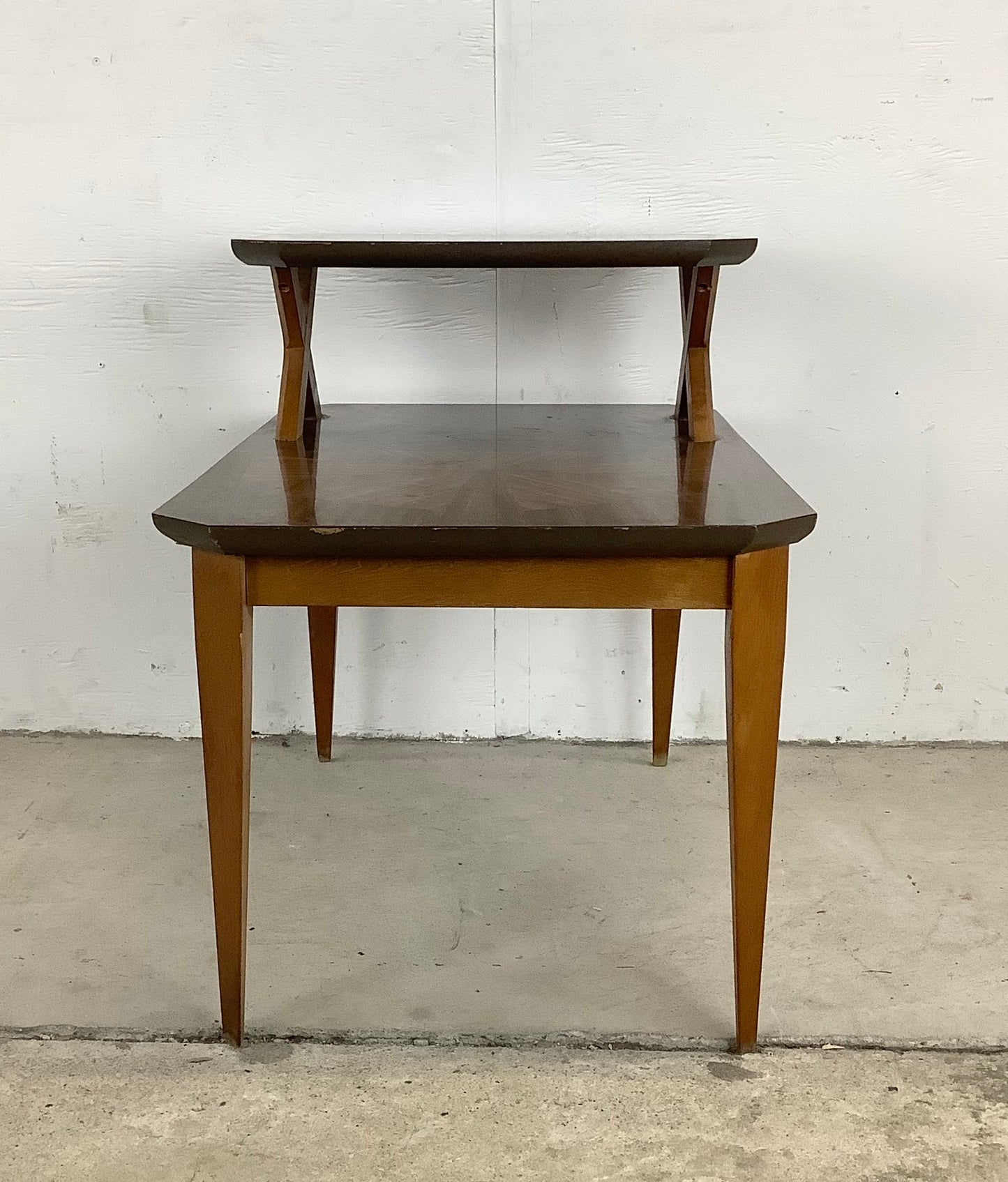 Mid-Century Two Tier End Table