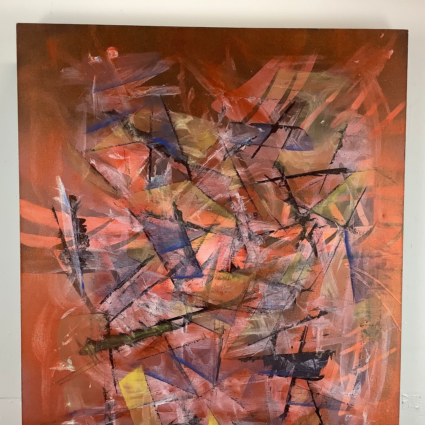Contemporary Modern Abstract Painting by J.Schwabb