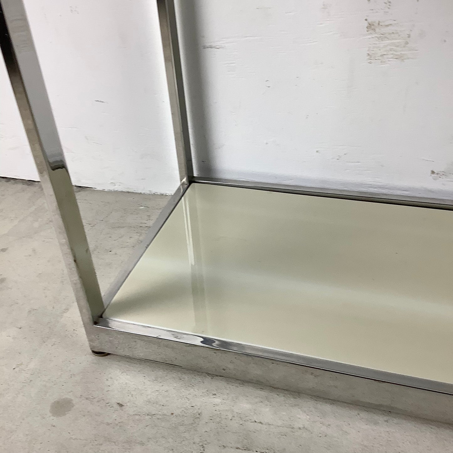 Chrome Mid-Century Etagere With Five Shelves
