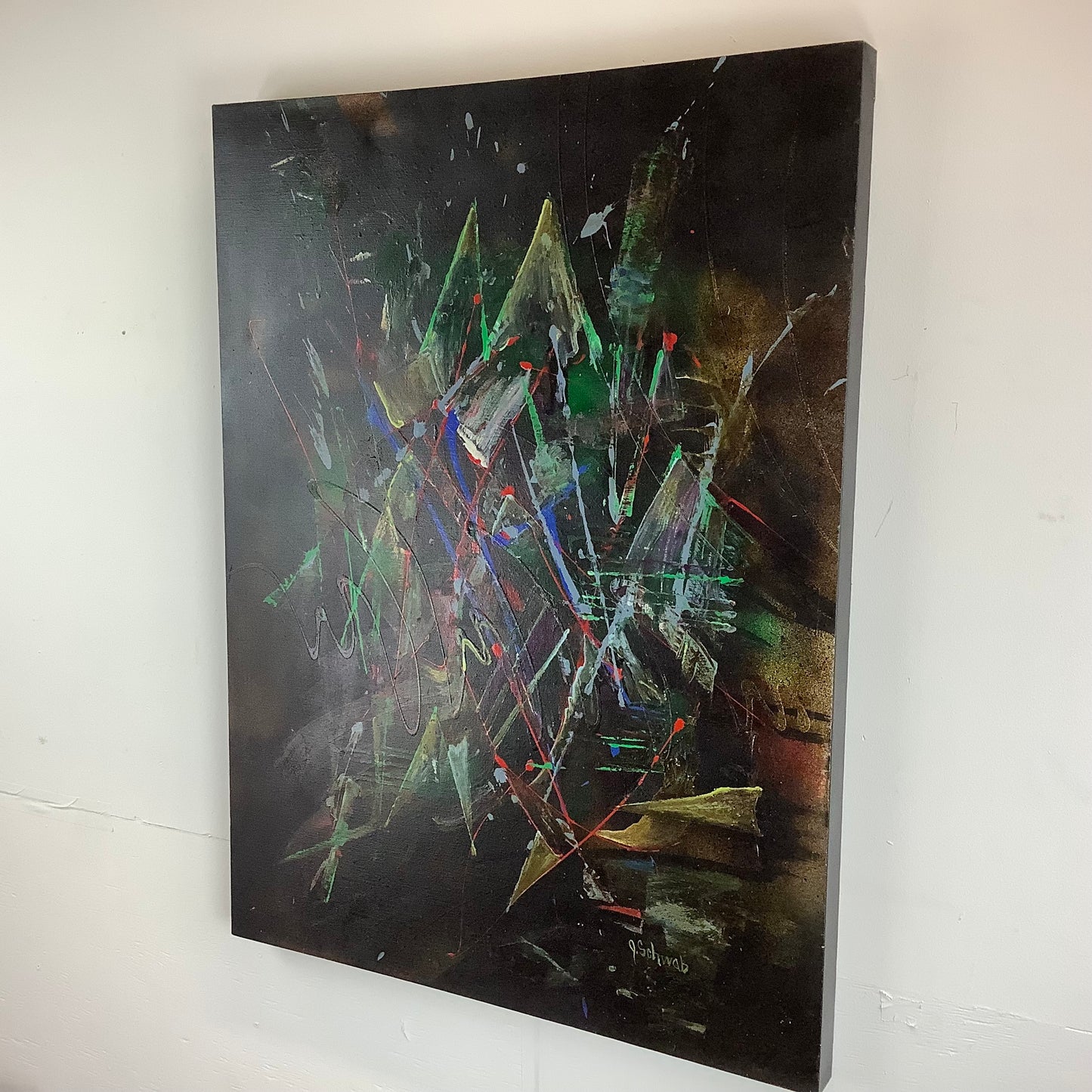 Contemporary Modern Abstract Painting by j.Schwabb