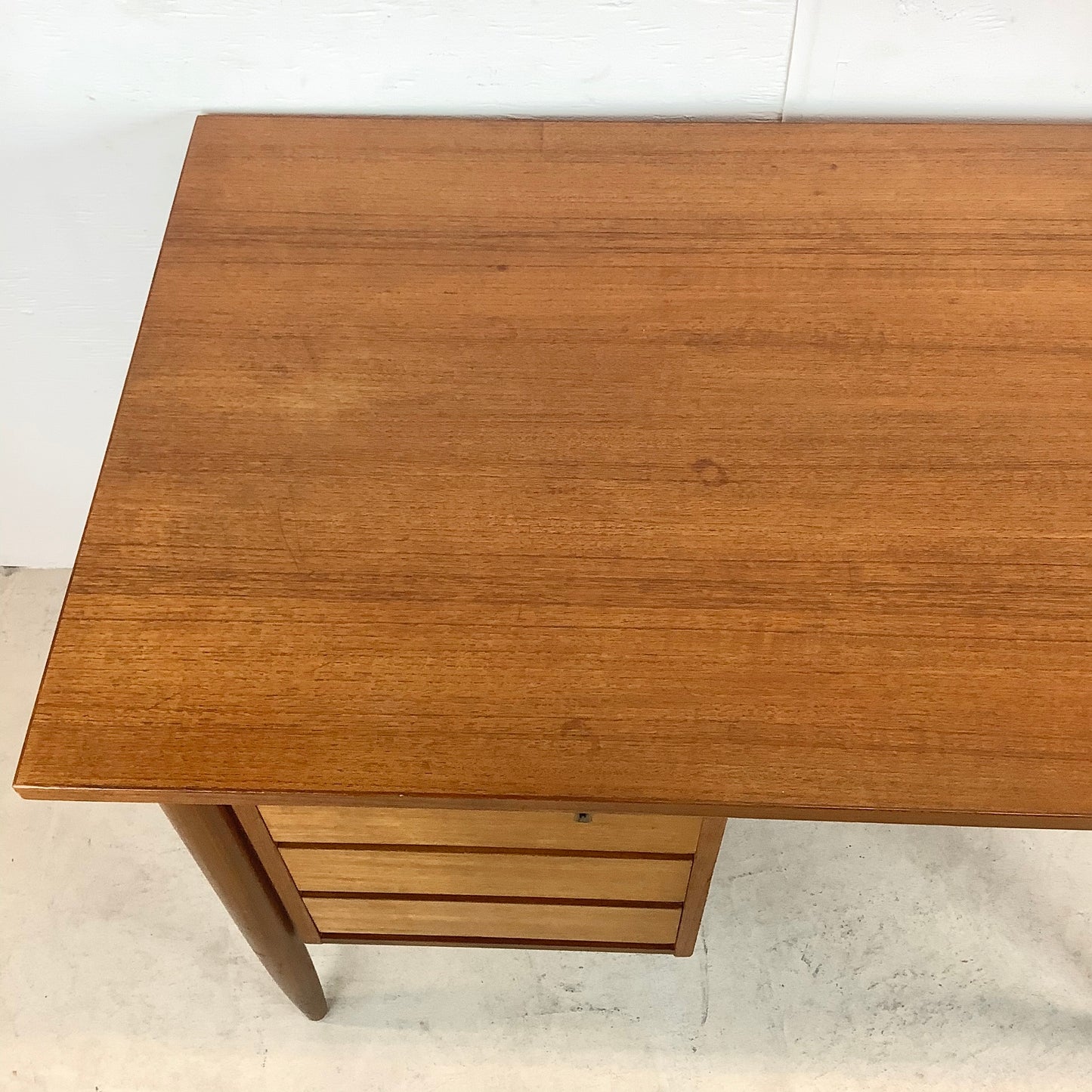 Scandinavian Modern Teak Writing Desk