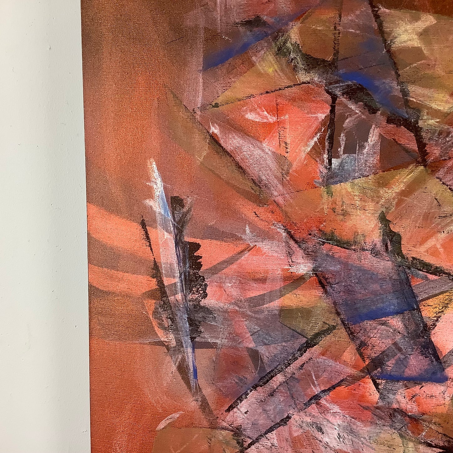 Contemporary Modern Abstract Painting by J.Schwabb