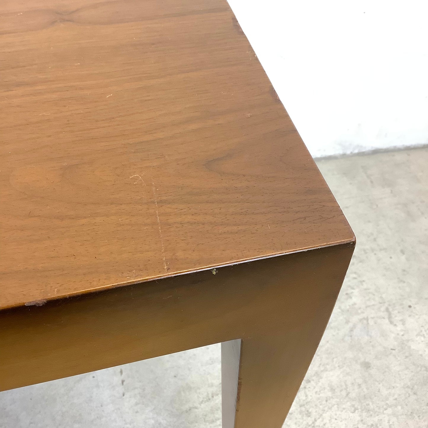 Mid-Century Tall Wooden End Table