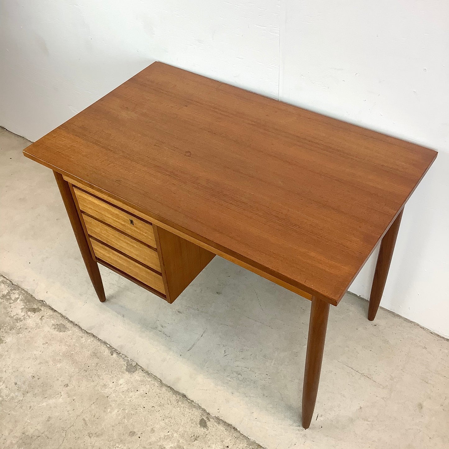 Scandinavian Modern Teak Writing Desk